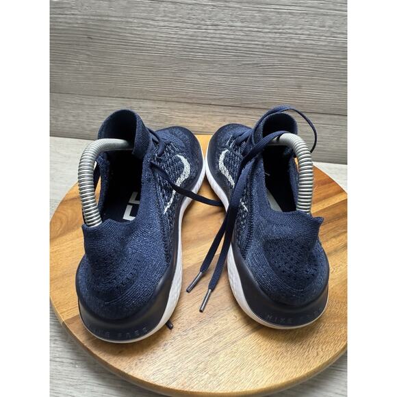 Nike Free RN Flyknit College Navy/White - 942838 400 Men’s 7.5 - Picture 4 of 11